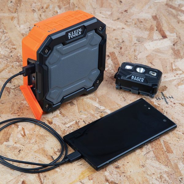 KLEIN TOOLS Bluetooth® Jobsite Speaker with Magnet and Hook - Image 4