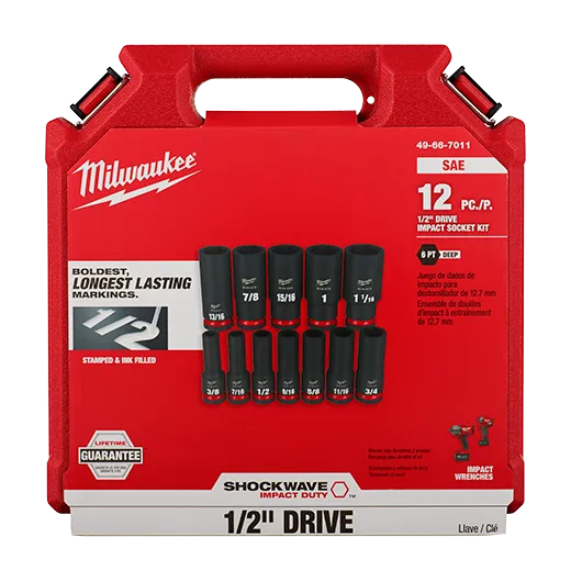 Shockwave 6pt Socket Set