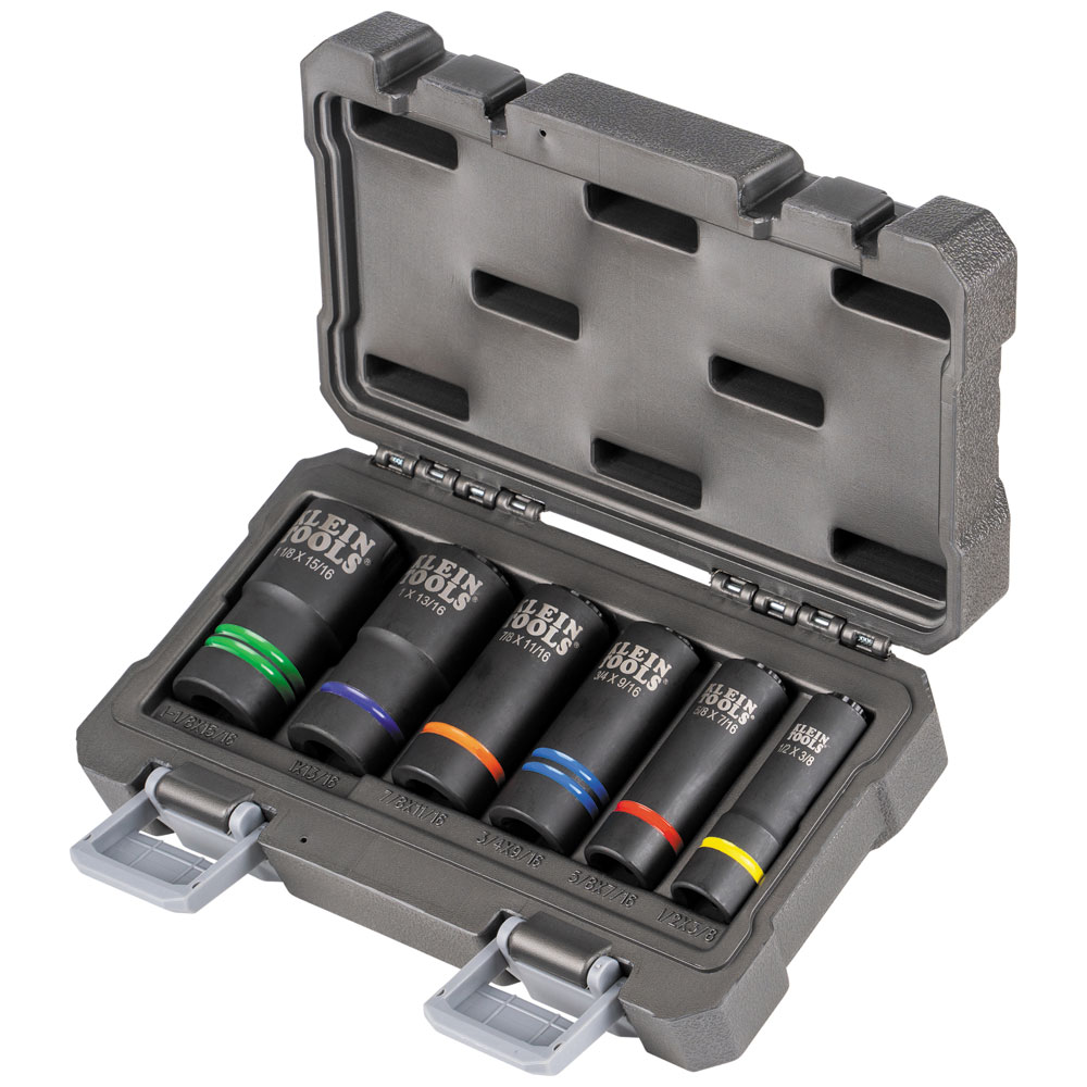 Klein Tools Slotted Impact Socket Set