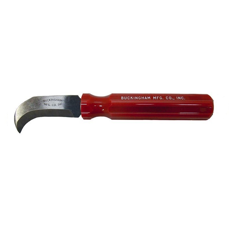 Buck Skinning Knife with Red Handle