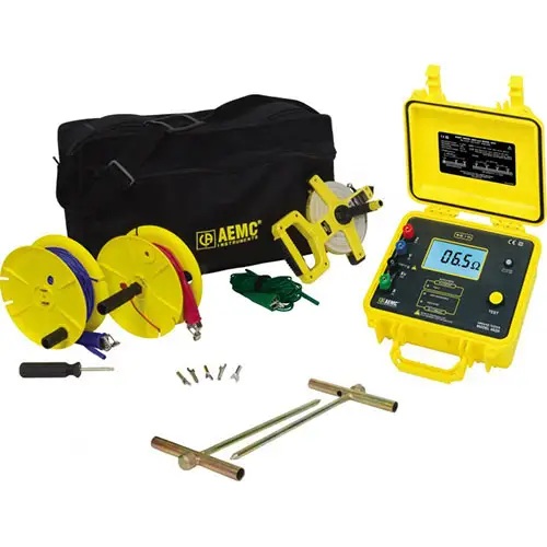 AEMC INSTRUMENTS Ground Resistance Tester Kit, 4620 - 150 ft